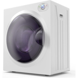 ROVSUN 2.6 Cu.Ft Portable Clothes Dryer, 1400W Fast Drying Front Load Tumble Laundry Dryer with Stainless Steel Tub & LCD Control Panel Six-Mode for Apartment, Home, Dorm