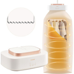 Portable Clothes Dryers, Mini Laundry Dryers with Timer Function & Dry Bag, Easy to Use Multiple Compact Dryer for Clothes, for Travel, Apartment, RV, Dorm, for Light Clothes, Underwear, Baby Clothe