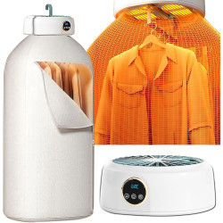 Portable Clothes Dryer | Mini Dryer for Clothes | Portable Dryer for Apartments - Compact, Multi-Scenario Use for Travel, Apartment, Hotel, Studio, Home