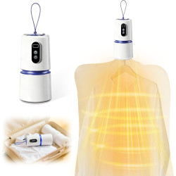 Portable Clothes Dryer-Travel Size Compact & Timer-Adjustable Mini Dryer Machine for Washed Clothes-Quiet Foldable Laundry Dryer for Apartment, Cruise, RV, Hotel, Dorm & Home