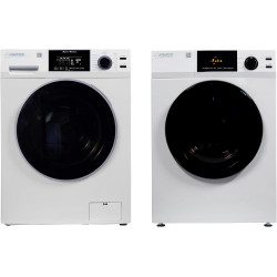 Equator DELUXE Matching LAUNDRY SET 110V Washer 1.9 cu.ft + Vented Sensor Dryer 4 cu.ft (Side by Side)