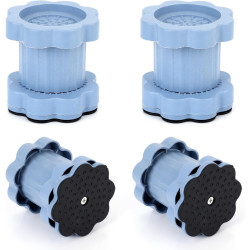 4pcs Universal Heightening Pad for Washing Machine, Adjustable Height Laundry Pedestal Washer Stand Anti-Vibration Anti-Slip Heightening Pad Accessories for Washing Machine