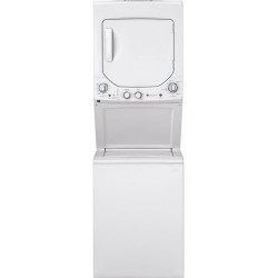 GE 24" Unitized Washer-Elec Dryer White