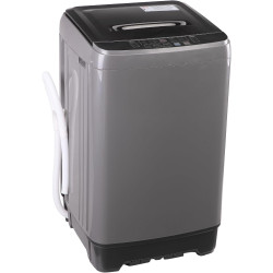 Washing Machine 15.6 lbs Automatic Laundry Machine 10 Programs, LED Display, 8 Water Levels Top Load Washer, High-efficiency Portable Compact Washer for Bath, Apartment, RV, Dorm