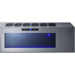 Summit 12 Bottle Wine Cellar, Upright Wine Bottle Cooler, 12 Bottle Capacity, Countertop Commercial Wine Cellar, Stainless Steel - STC12