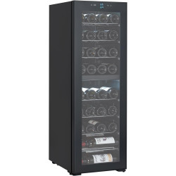 Garvee 3Rd-Gen 39-Bottle Dual Zone Wine Cooler - 21 Inch Freestanding/Built-in Wine Fridge, Digital Temp Control (41℉-64℉), Adjustable Stainless Steel Shelves | Sleek Black Design for Home Bar & Kitc