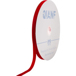 Vintage Red Velvet Ribbon, 3/8 Inch X 25Yd