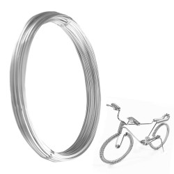 Aluminum Wire, 1 Roll 1mm 18 Gauge, 32.8 Feet Silver Armature Wire for DIY Crafts