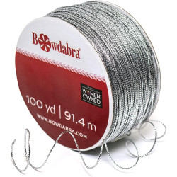 Morex Ribbon Bowdabra Bow Wire Value Pack, 100 Yards, Silver