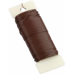 Jewelry Making Wire, Floral Wire Coffee Color Flexible Paddle Wire for Crafts, Christmas Wreaths, Garland and Flower Arrangements (Coffee)