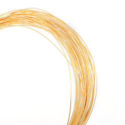 18K Gold Plated Wire 0.4mm 10 Meters Bead Cord for Bracelet Necklace Charm Beading Jewelry Making Findings
