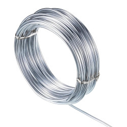 2mm Aluminum Wire, 100 Feet 12 Gauge Bendable Anodized Metal Wire for Sculpting, Jewelry Making, Armature Making, Weaving and Wrapping, Crafting