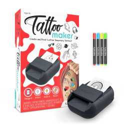 Hello Blink Tattoo Maker Create and Print Custom Temporary Body Art for Kids Ages 8+ – DIY Activity for Parties, Gifts & Creative Fun