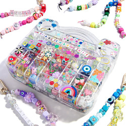 BaubleBar Ultimate DIY Bag Charm Kit | Oprah’s Favorite Things | Great for a Girls Gift, Party, or Family Activity | Keychain Jewelry Making Kit with Beads | DIY Customizable Crafts for All Ages