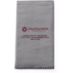 Pro Size Polishing Cleaning Cloth Pure Cotton Made in USA for Gold, Silver, and Platinum Jewelry, Eco Friendly Large Cleaner Cloth 11 x 14 in. Keeps Jewelry Clean and Shiny