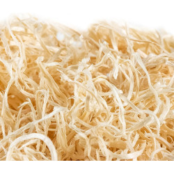 Sukh Basket Grass Aspen Shavings - 5 OZ Basket Filler Aspen Wood Shavings Chips Moss for Crafts Excelsior Shredded Wood Fiber Raffia Grass Easter Basket Straw Hay for Decoration for Crafts Filler