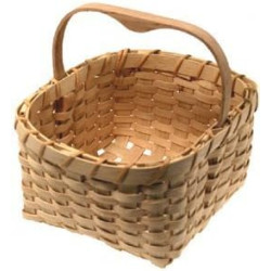 VIRC Cape Cod Blueberry Basket Kit - Basketry Kit - Basket - Large - Life-Size - Wicker - Rustic - 14+ Years - Not Foldable