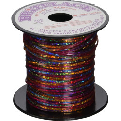 Pepperell Rexlace Plastic Lacing .0938" X33yd, Red Tie Dye