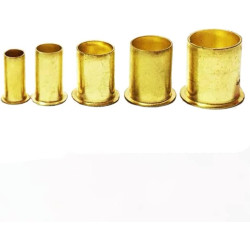 Pine Needle Coiling Tool - Set of 5 - Basket Weaving Gauge (Brass)