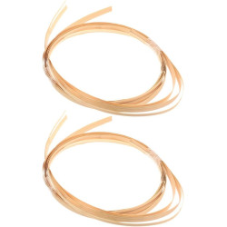 2pcs Rattan Basket Weaving Material Wicker Repair Kit Wide Strips Flat Coil Home Reeds Hand Decor Furniture DIY Reeds Supplies Mayo