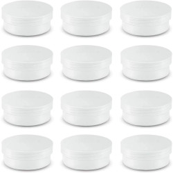 20Pack Round Clear Frosted Plastic Bead Storage Containers Box Case with Screw Top Lids,Cylinder Stackable Bead Containers for Make Up,Eye,Pills,Gems,Beads,Jewelry,Small Items,2.6x1 Inches