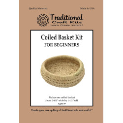 Traditional Craft Kits Coiled Basket Kit for Beginners