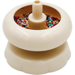 Bead Spinner for Jewelry Making, ABS Rotating Bead Loader with Smooth Bowl and Stable Base for Bracelets Necklaces DIY Craft