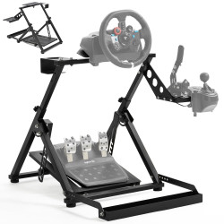 Gazzyt X-frame Racing Wheel Stand New Upgrade Fit for Logitech/Thrustmaster/Fanatec G25,G27,G29,G920,G923&T128X,T248,T300,T458 R