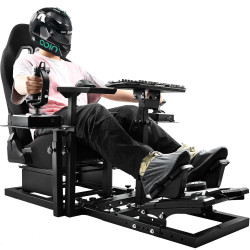 Dardoo G920 Flight Simulator Cockpit Multifunctional with Seat Compatible with HOTAS Warthog, G Saitek, Logitech G923, Thrustmas