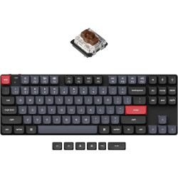 Keychron K1 Pro TKL Layout Ultra-Slim QMK/VIA Custom Bluetooth Wireless/USB Wired Mechanical Keyboard with Hot-Swappable Low-Pro