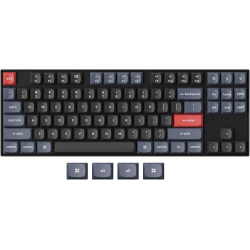 Keychron K8 Pro QMK/VIA Wireless Mechanical Keyboard, Hot-Swappable TKL Custom Programmable Macro Wired Keyboard with Gateron G 
