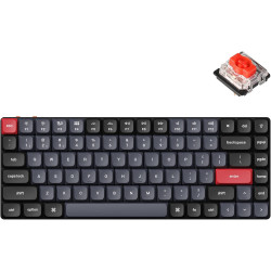 Keychron K3 Pro Wireless Custom Mechanical Keyboard, 75% Layout QMK/VIA Programmable Bluetooth/Wired RGB Ultra-Slim with Hot-swa