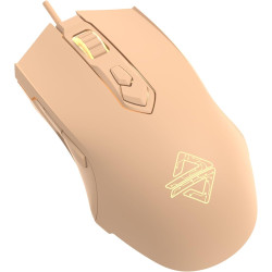 Lomiluskr AJ52 RGB Wired Gaming Mouse, 7 Programmable Buttons, Computer Mice with RGB Lighting, 200-4800 DPI Adjustable, for Win