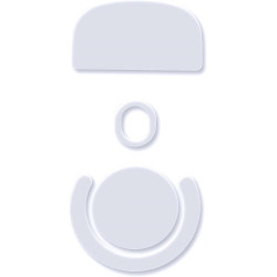 PWNAGE SmoothGlide PTFE Rounded Replacement Mouse Skates Feet for G Pro X Superlight GPX, Ultra-Smooth and Durable, 3M Adhesive,