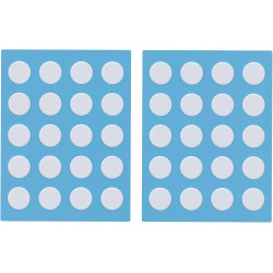 SmoothGlide Universal Dot PTFE Rounded Replacement Mouse Skates Feet for All Mice, Ultra-Smooth and Durable, 3M Adhesive, Gaming