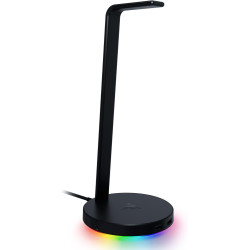 Razer Base Station V2 Chroma Headphone Headset Stand Holder: Chroma RGB Lighting - Taller Stand & Anti-Slip Ledge - USB Charging