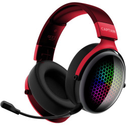 Wireless Bluetooth Headphones with 7.1 Surround Sound - Black