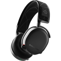 SteelSeries Arctis 7 Black Over the Ear Wireless Gaming Headset - PC - 61463 (Renewed)