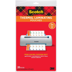 Scotch Thermal Laminating Pouches, 8.9 x 14.4-Inches, Legal Size, 20-Pack (TP3855-20)