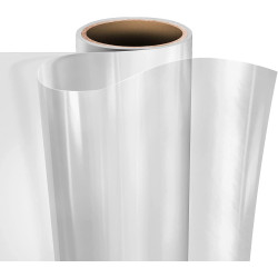 VViViD Clear Self-Adhesive Lamination Vinyl Roll for Die-Cutters and Vinyl Plotters (12" x 6ft)