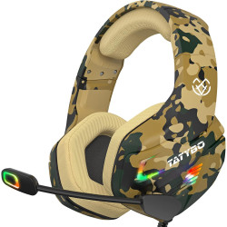 Tatybo Gaming Headset for PS4 PS5 Xbox One Switch PC with Noise Cancelling Mic, Stereo Surround Sound PS4 Gaming Headphones - Ca
