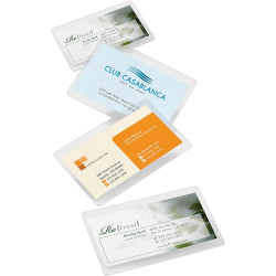 Office Depot® Brand Laminating Pouches, Business Card Size, 5 Mil, 2.56" x 3.75", Pack of 100