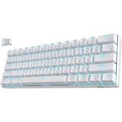 RK ROYAL KLUDGE RK61 Wireless 60% Mechanical Gaming Keyboard, Ultra-Compact 60 Keys Bluetooth Mechanical Keyboard with Programma