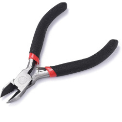 1pc Side Cutting Pliers for Jewelry Making Repair Tools 4.3 Inches Heavy Duty Snips Flush Cut Small Wire Cutters Clippers Jewelry Pliers for DY Crafting Artificial Flowers, Chicken Wire, Electrical