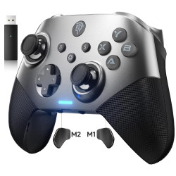 EasySMX X10 PC Controller for Black Myth: Wukong - Enhanced Wireless Bluetooth Controller with a Swappable Faceplate/Hall Joysticks and Triggers for PC/Switch/Steam/Android TV/Android and iOS Mobile