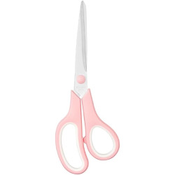 8.5" All Purpose Scissors 2-Pack, Ultra Sharp 2.5mm Thick Blade Shears for Office Desk Accessories Sewing Fabric Home Craft School Supplies, Right/Left Handed