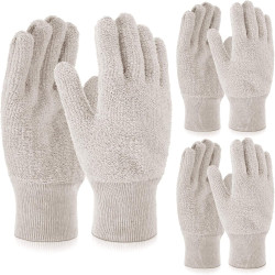 Syhood 3 Pairs Silver Polishing Cleaning Gloves Jewelry Polishing Anti-Tarnish Removal Gloves for Jewelry, Gold, Brass, Copper, Blinds, Debris, Ring, Stainless, Metal