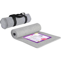 Rdutuok 54x15 Inches Wool Pressing Mat for Quilting Ironing Pad 100% Wool from New Zealand Easy Press Wooly Felted Iron Board for Retains Heat, Great for Quilting & Sewing Projects