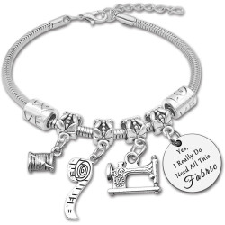 Quilting Lovers Gifts for Women Sewing Jewelry Sewing Gifts for Women Quilting Gift for Quilters Seamstress Gift Sewing Teacher Appreciation Presents Birthday Presents for Sewing Lovers Graduation