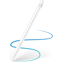 Metapen Pencil A11 for iPad 6th-11th, Quick Button & Bluetooth, 2X Fast Charge Stylus Pen for 2018-2025 Apple iPad a16/11/10/9/8/7/6th Gen, Pro 12.9/11/13-inch M4, Air3/4/5/M2/M3, Mini 5/6th